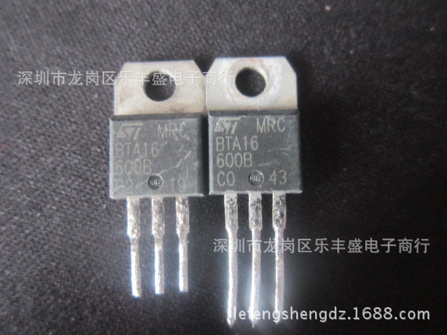 BTA16-600B 拆机ST TO-220 单向可控硅 16A 600V