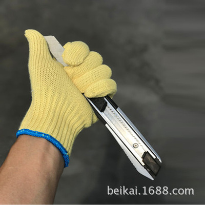 【防割手套】厂家直销芳纶纤维防割手套 消防作业防割手套可定制|ms