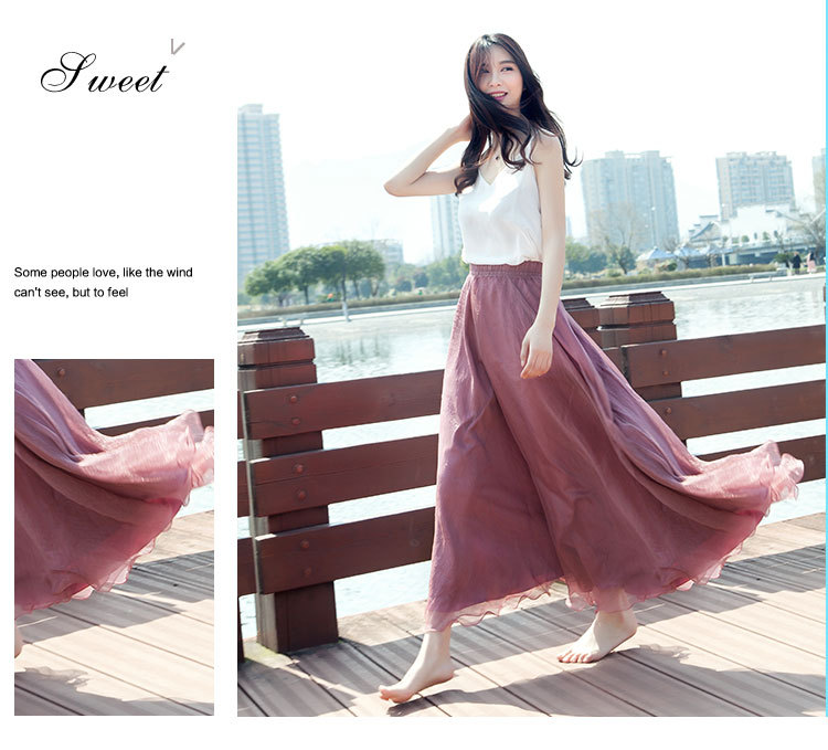 Jupe en Mousseline de soie - Ref 3441566 Image 49