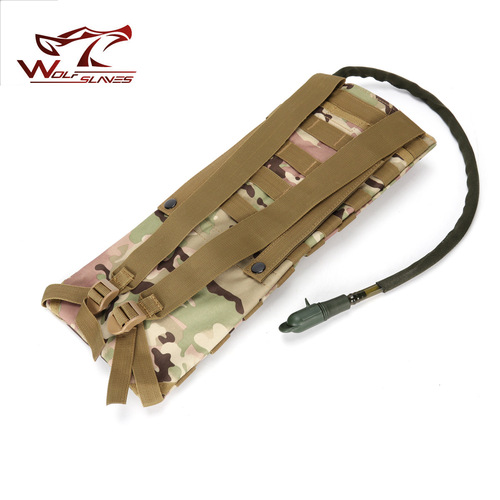 3L Military Enthusiast Bicycle Backpack Tactical Water Bladder Bag, Set with Inner Bladder, Nylon Molle Water Bag Backpack Combined with Vest