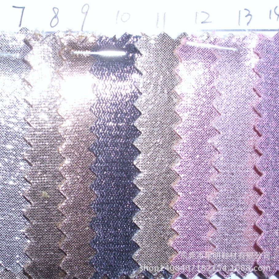 MB7390复合仿棉绒底金光闪闪仿皮绒麂皮绒适用鞋材手袋帽业珊瑚绒