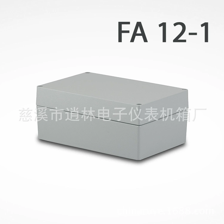 Водонепроницаемая коробка из литого алюминия, распределительная коробка для улицы, клеммная коробка, алюминиевый сплав FA-12-1, 85*130*20