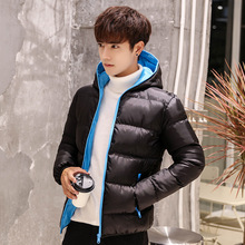 2021年冬季棉衣男士外套韩版青年加厚款连领短款棉袄保暖棉服男装