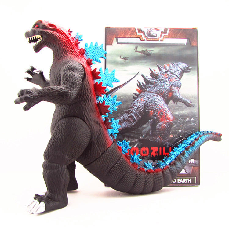 软胶怪兽超人玩具 大号哥莫拉恐龙机器人模型关节可动