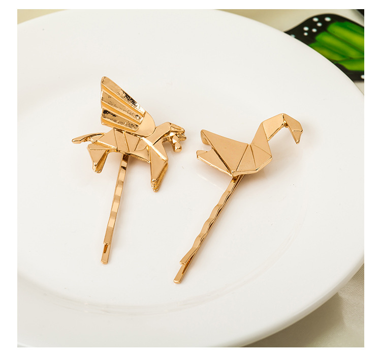 Daily Occasion Alloy Material Animal Pattern Fashion Animal Alloy Plating Hair Clip 1 Piece