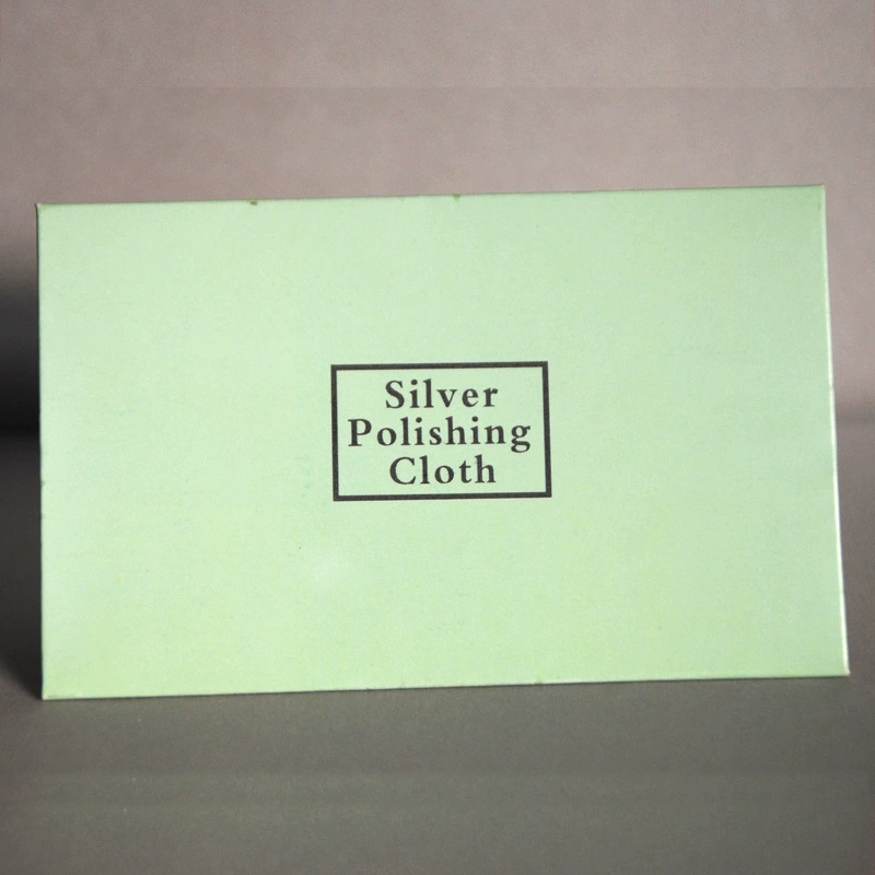 Противообрастающая ткань для полировки серебра из стерлингового серебра 925 пробы, ткань для чистки серебра, 10 штук случайного цвета