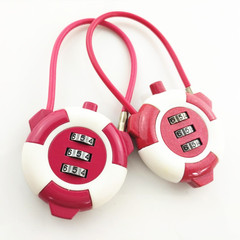 504 two-color wire rope computer combination lock wardrobe laptop bag suitcase combination lock