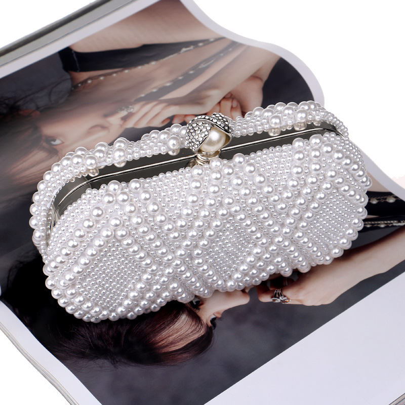 New Pearl Dinner Bag Women's Banquet Bag Ladies Dress Evening Bag display picture 14