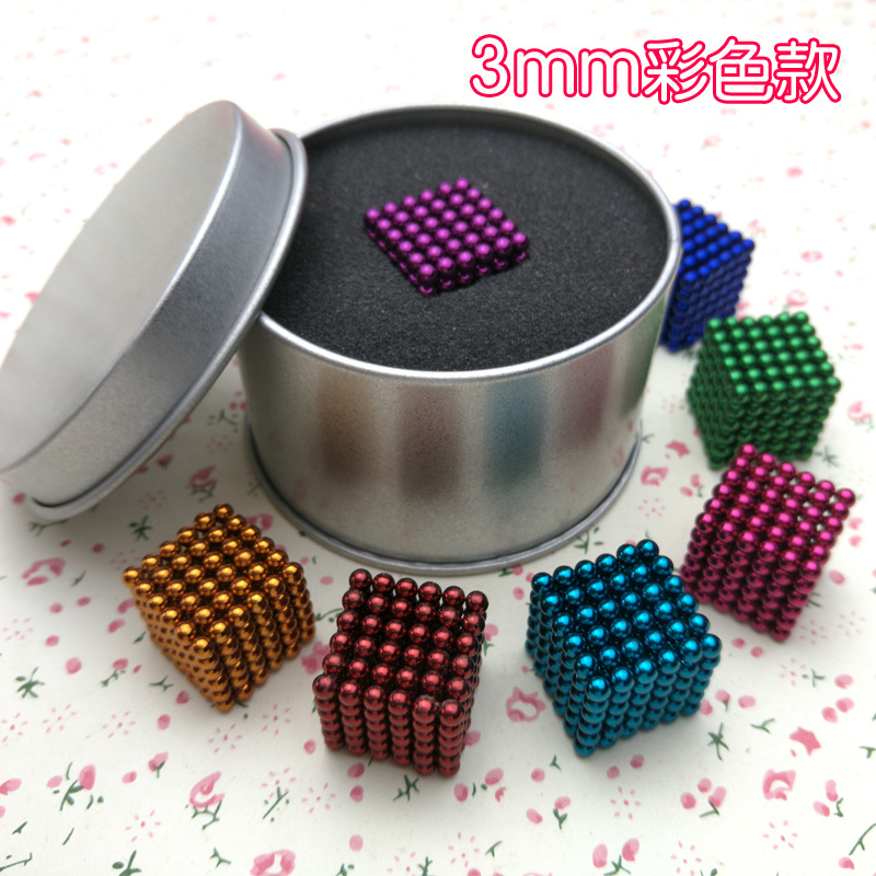 3mm216颗磁力球巴克球魔力磁球巴基磁力球魔方成人创意积木玩