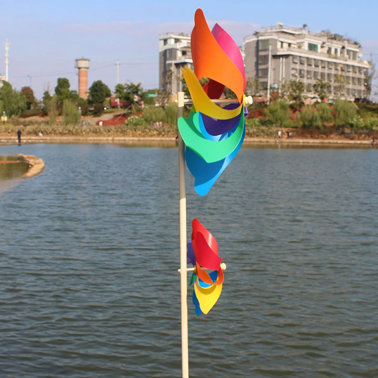 Colorful plastic travel windmill toy