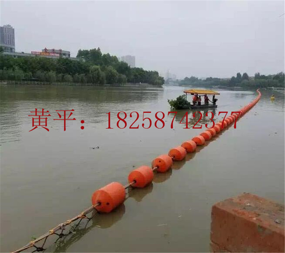水面治理拦污浮筒，河道拦渣浮筒，清淤拦污浮筒