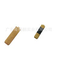 英规插脚包胶铜色