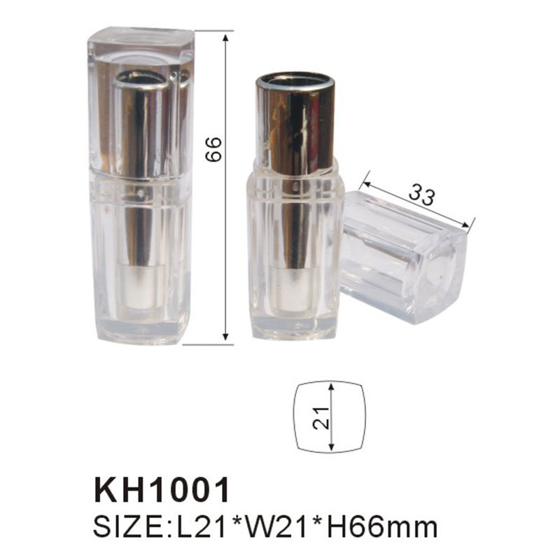 精艺 化妆品包材 新款高端全透明口红管 加工 KH1001