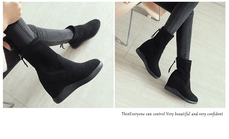 Bottes femme ICAKI en Microfibre - Ref 3355345 Image 8