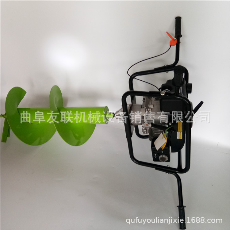 友联直销单双人通用手提式地钻机 植树挖坑机 种植挖坑机视频01