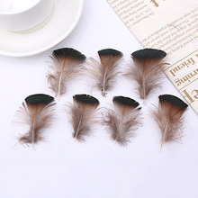 锦鸡绿片羽绒野鸡羽毛diy饰品服装工艺品舞台配饰装饰现货批发