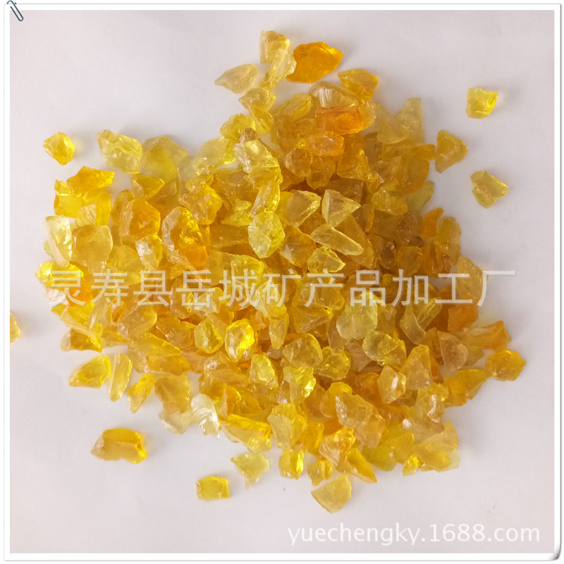 供应玻璃砂 彩色玻璃砂 装饰鱼缸用不规则玻璃块玻璃渣