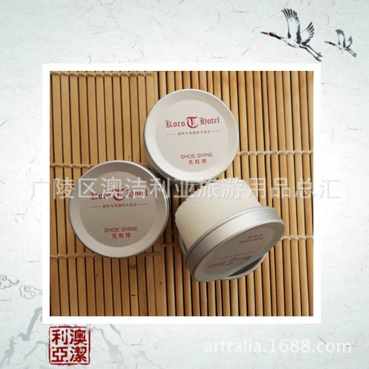 Пятизвездочный отель полировщик обуви металлический полировщик обуви одноразовый полировщик обуви алюминиевая губка полировщик обуви
