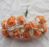 Realistic two-color strawberry, nail decoration from foam flower-shaped, hair accessory, handmade