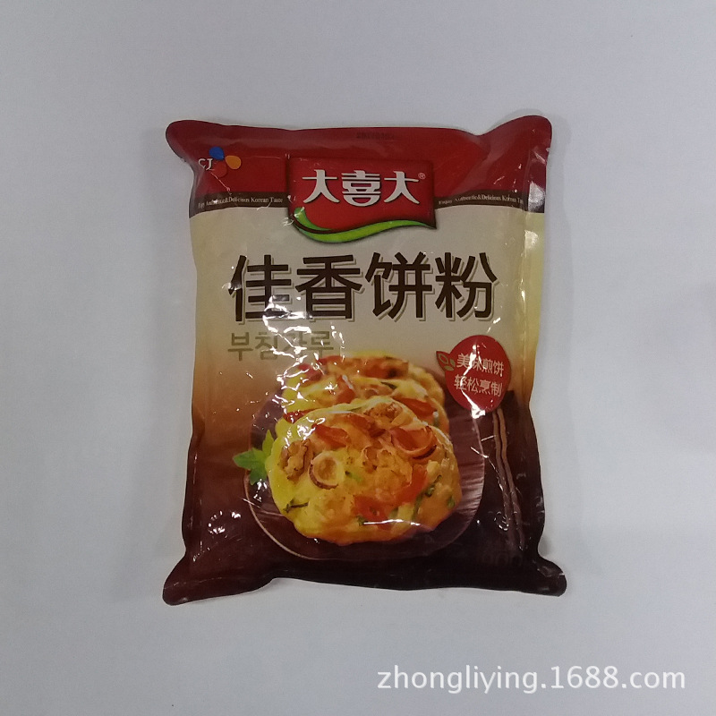 韩餐调料希杰大喜大佳香饼粉韩式风味手工煎饼泡菜饼大阪烧900克|ms