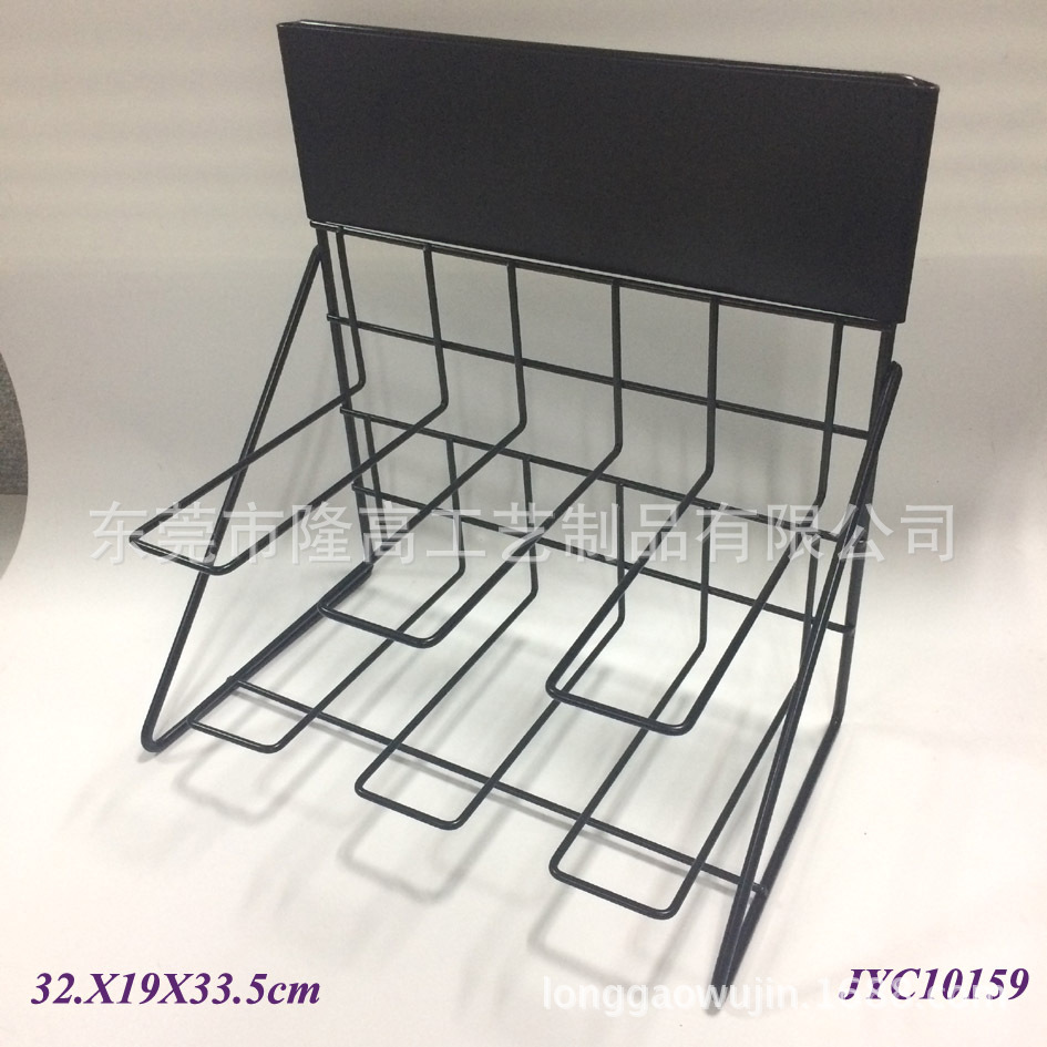 厂家直销铁线灌装糖果架 2层 收银台前铁线小展示架 可客款制作