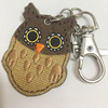 Bag Pendant Owl Cartoon Keychain Luggage tag Leather goods Various Tag gift Sewing machining customized