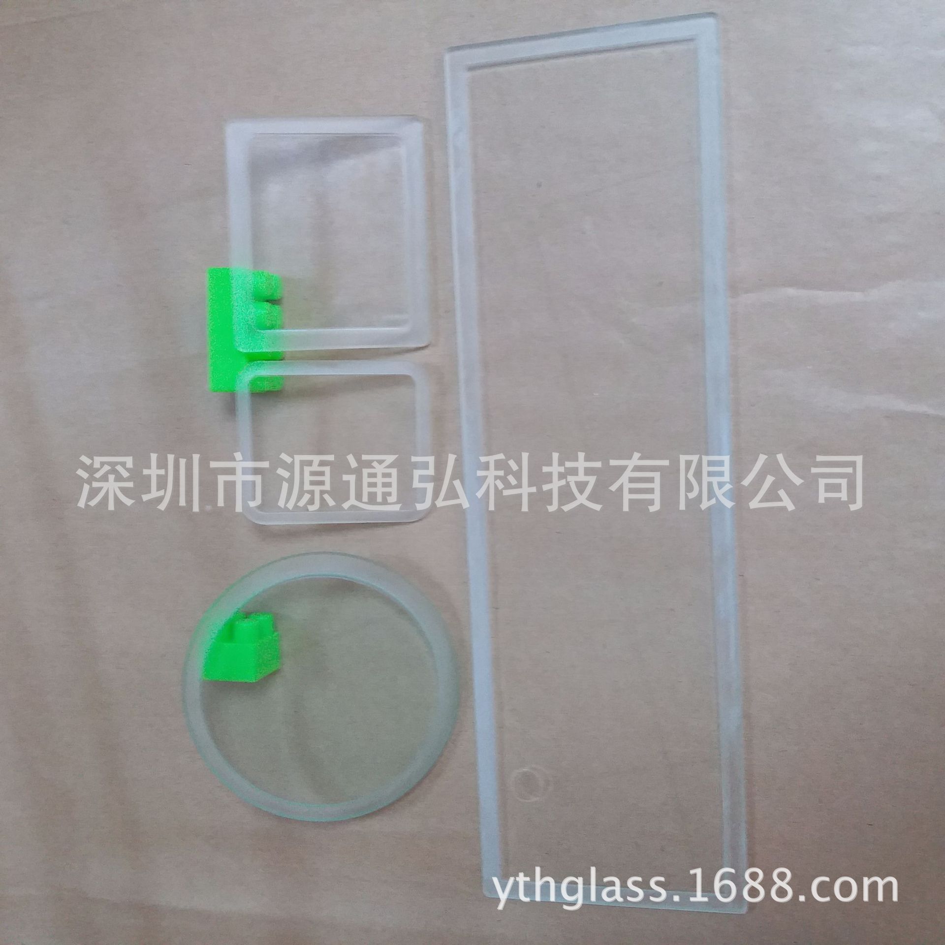 厂家专注加工圆形台阶玻璃 方形台阶玻璃 钢化灯具玻璃