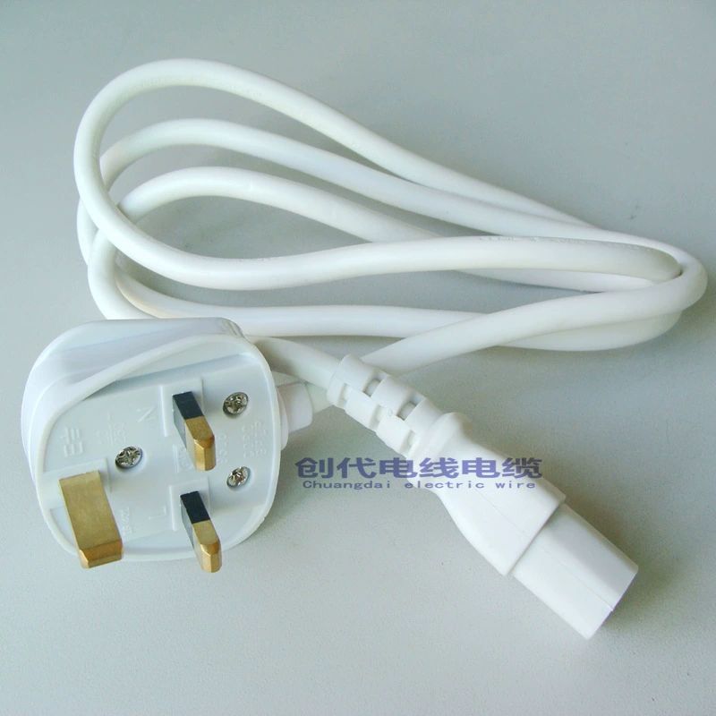 Factory British Standard 8 -character 2 -hole Electric Source Line BS British Singapore British Word Tail Rice Pot Computer Plug