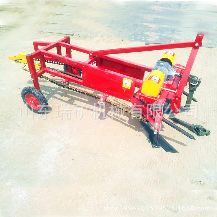 现货供应  鲜花生收获机 铺放整齐