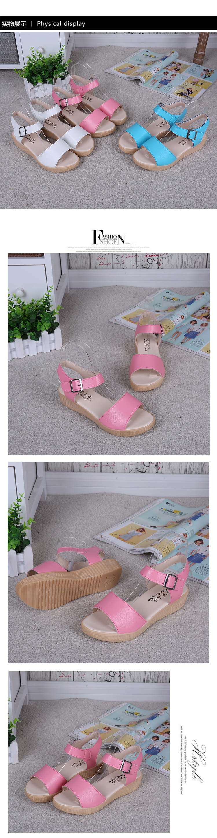 Chaussure été femme en PU artificiel - Ref 3433601 Image 16
