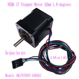 NEMA 17 Stepper Motor 42mm 1.8 degrees 0.44N.cm 1.68A 42电机