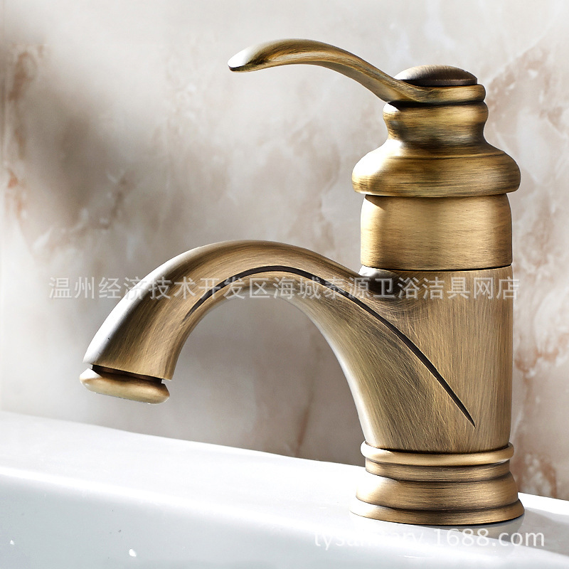 European-style antique washbasins and faucets, retro bathroom cabinets, washbasins and faucets, cross-border Amazon factory export wholesale undefined