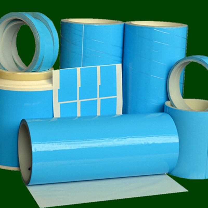 供应蓝色导热双面胶 散热双面胶带 LED灯铝基板模组隔热胶带