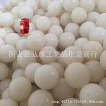 批发白玉菩提根散珠 高抛光手工干磨菩提子108颗佛珠手串手链