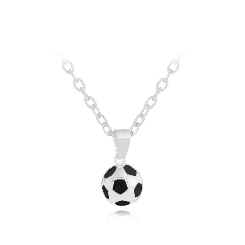 Creative World Cup Football Pendant Sweater Chain Necklace Hot Selling Necklace Women Wholesale Nihaojewelry display picture 1