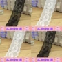 蕾丝弹力黑色白色花边