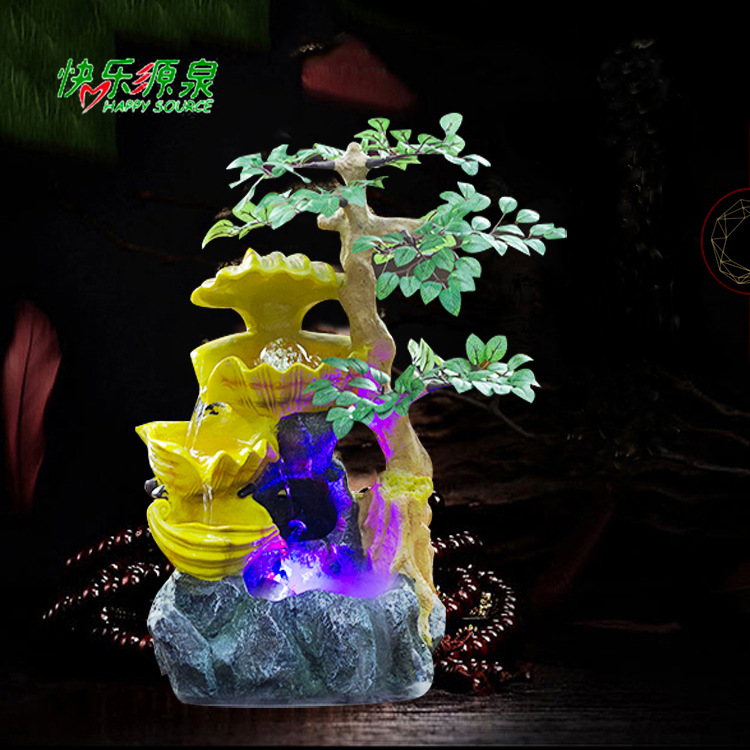 resin Arts and Crafts gardens Scenery Flowing water fountain cement Magnesia Flower pot Cartoon Doll FRP Sculpture