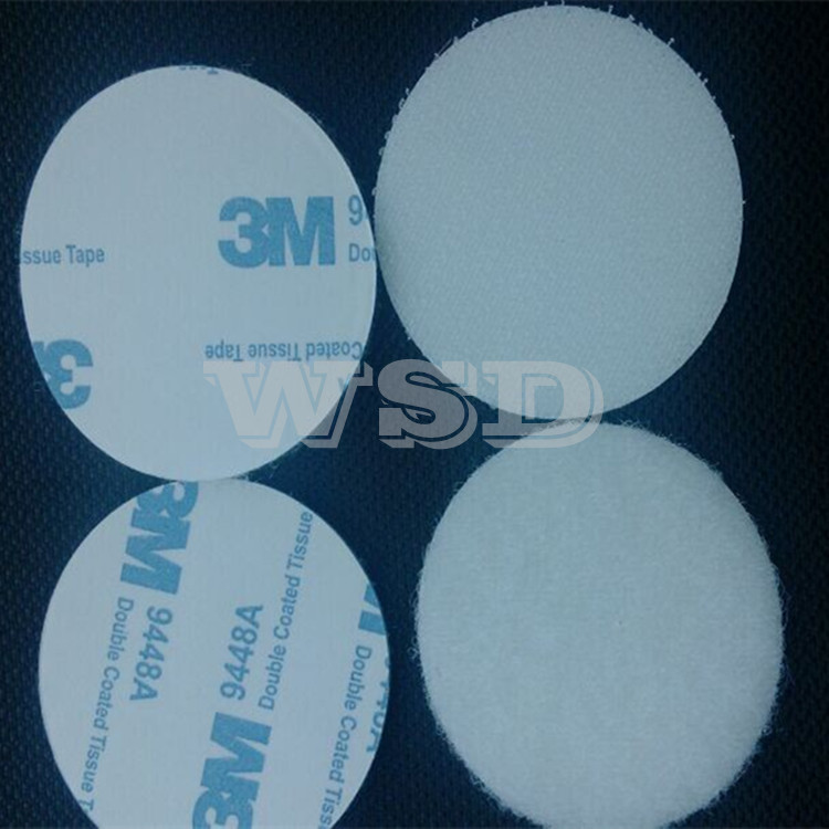 厂家销售魔术贴背胶 防水魔术贴 耐高温背胶冲圆形粘扣带