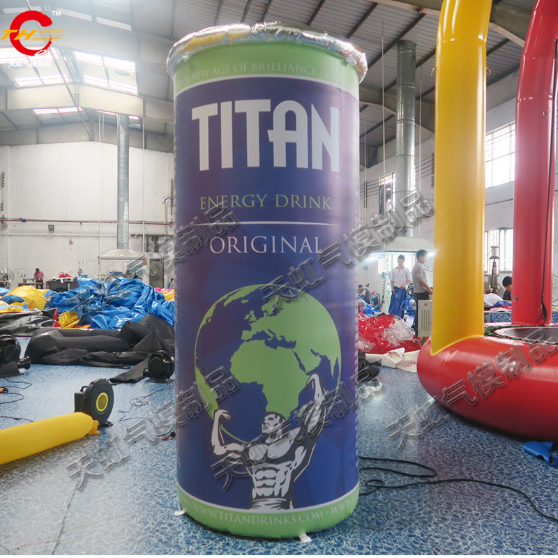 充气罐子瓶子模型 饮料瓶子气模 易拉罐气模 户外广告