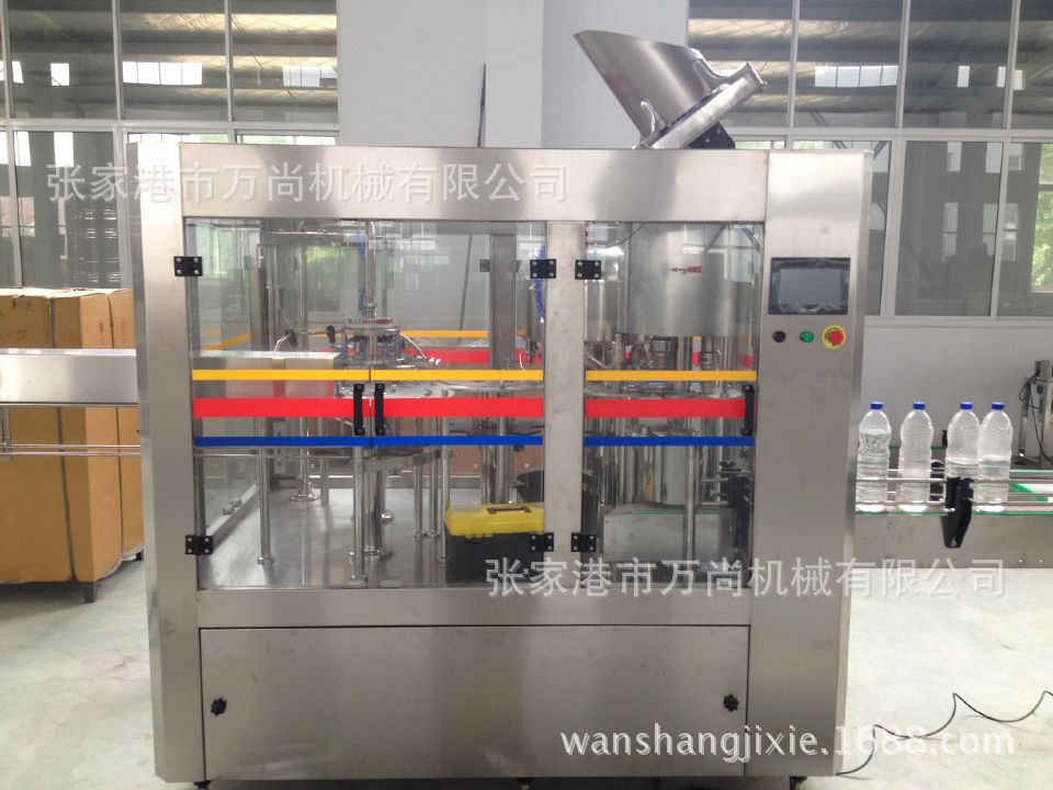 张家港全自动瓶装水灌装设备 玻璃水灌装机 小瓶矿泉水灌装机