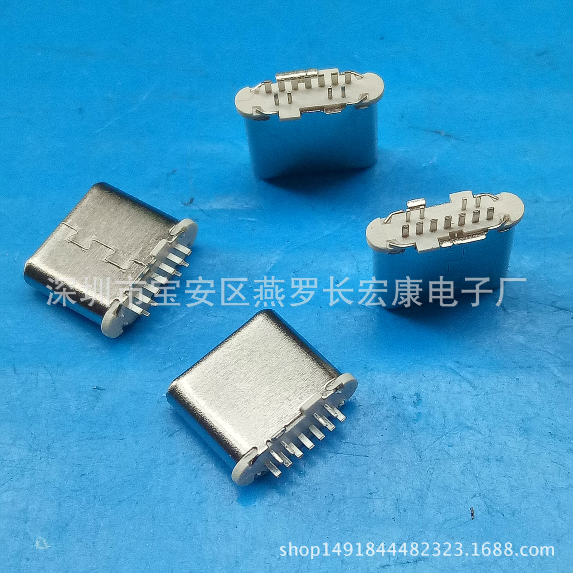 3.1 TYPE-C11P夹板公头 短体L=6.75MM 11P公头 用于背夹软排线