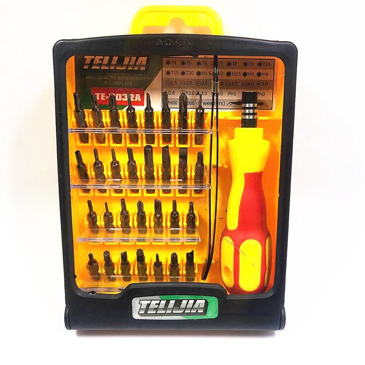 螺丝刀 TE-6032-A 32合1 螺丝批套装 手机维修工具