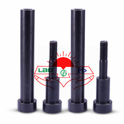 批發塑膠模具小拉杆 A型C型小拉杆 模具內牙黑色拉杆13*80-220mm