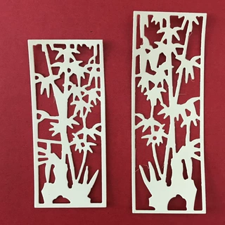 DC-164 cutting dies DIY薄卡片制作工具蚀刻碳钢刀模 竹画刀模