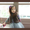 Korean original 2018 New fall girl Boutique Lambswool princess Vest