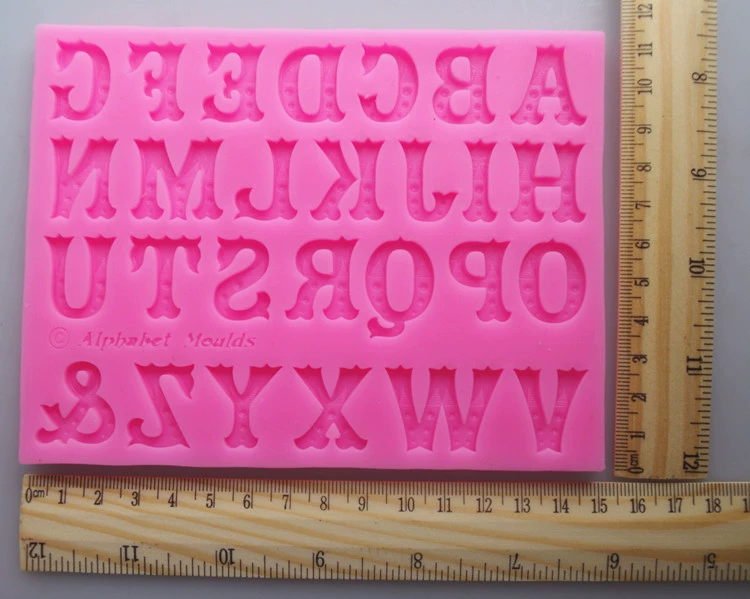 Fondant, silicone mold, English