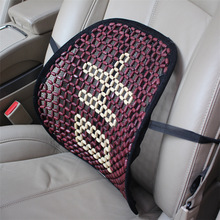 香珠腰靠手工木珠腰靠汽車腰靠車用靠墊家用腰靠汽車坐墊