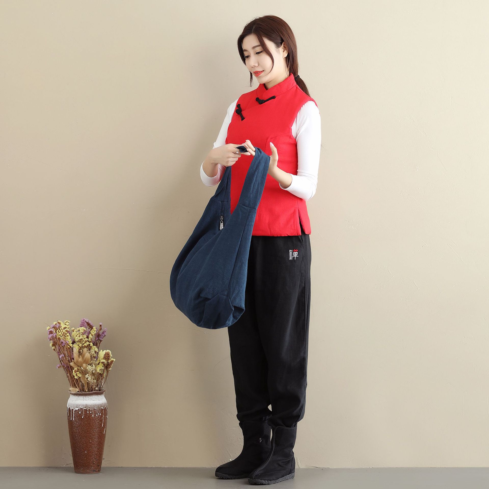 Gilet femme ASAYOU en Coton et lin - Ref 3318112 Image 3