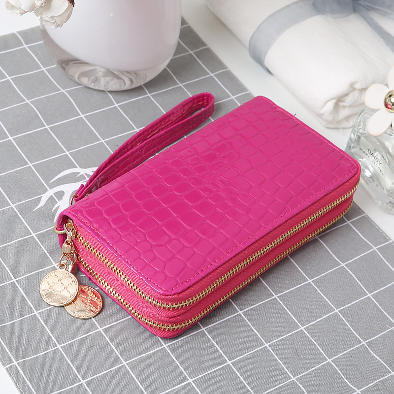 Fashion Stone Pattern Candy Color Wallet display picture 10