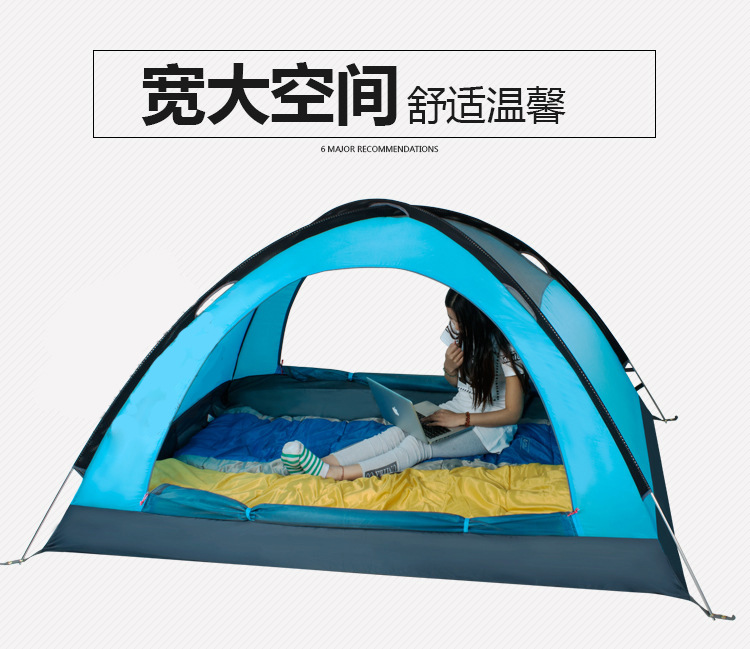 pinnacle Ultra-light Double-person Double-layer Aluminum Pole Anti-storm Rain and Snow Skirt Tent Outdoor Camping Mountain Climbing Four Seasons Snow Tent